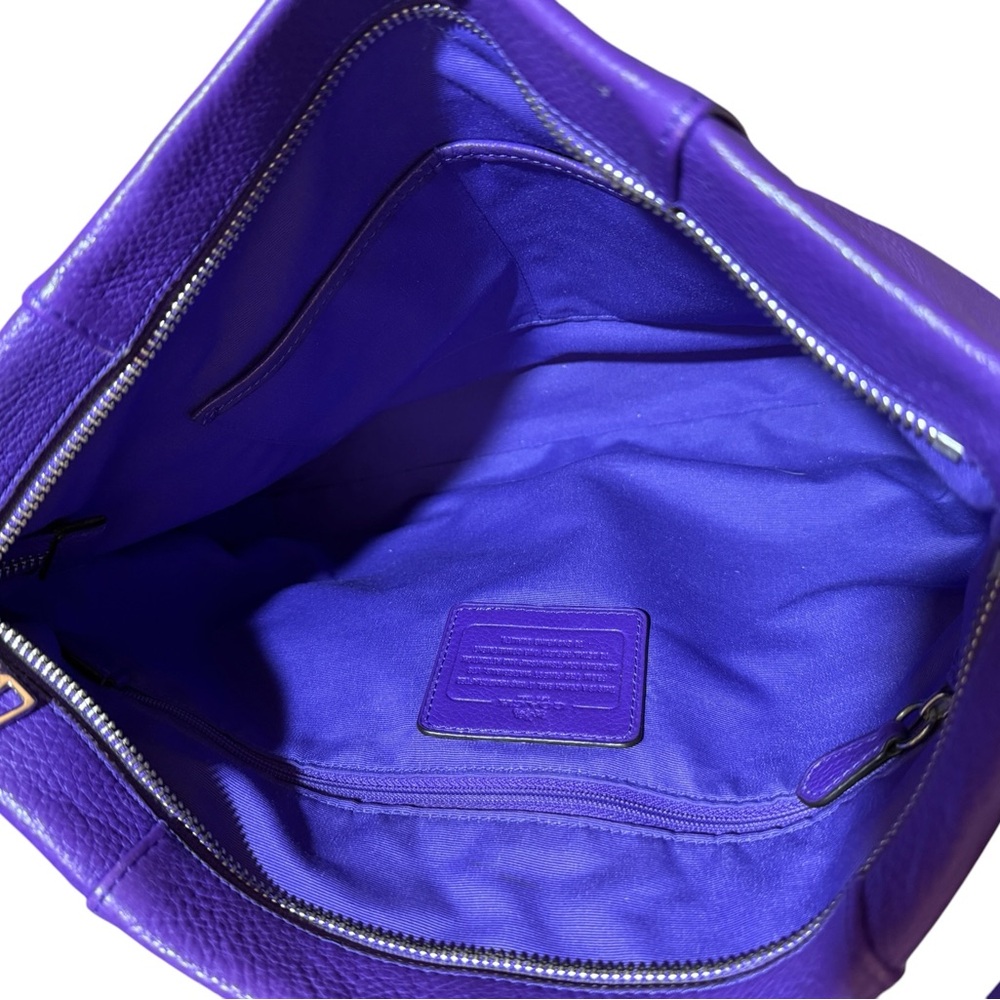 Coach East/West Isabelle in Vibrant Purple 💜 - Picture 10 of 16